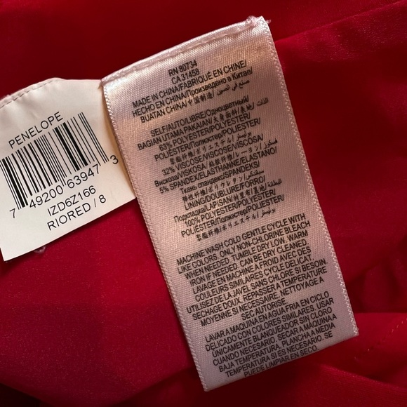 ⭐️BOGO FREE⭐️ NWOT BCBG MaxAzria Penelope Elegant Red Strapless Dress - Picture 3 of 12